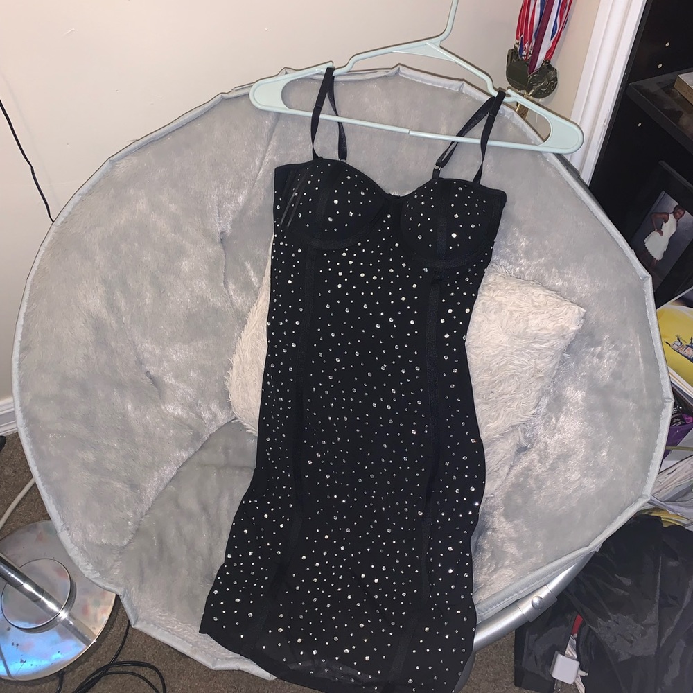 Black sparkly dress